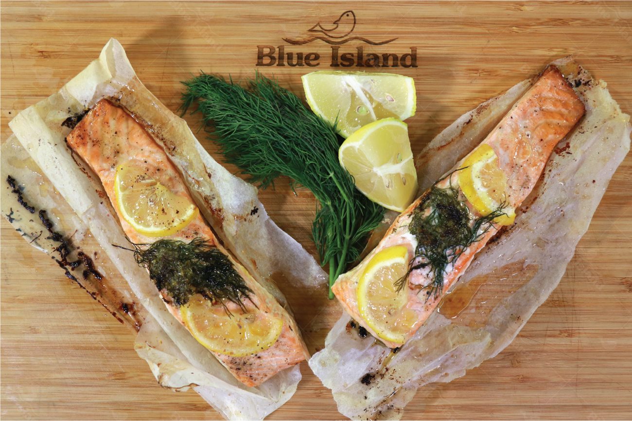 Salmon with Herb Butter