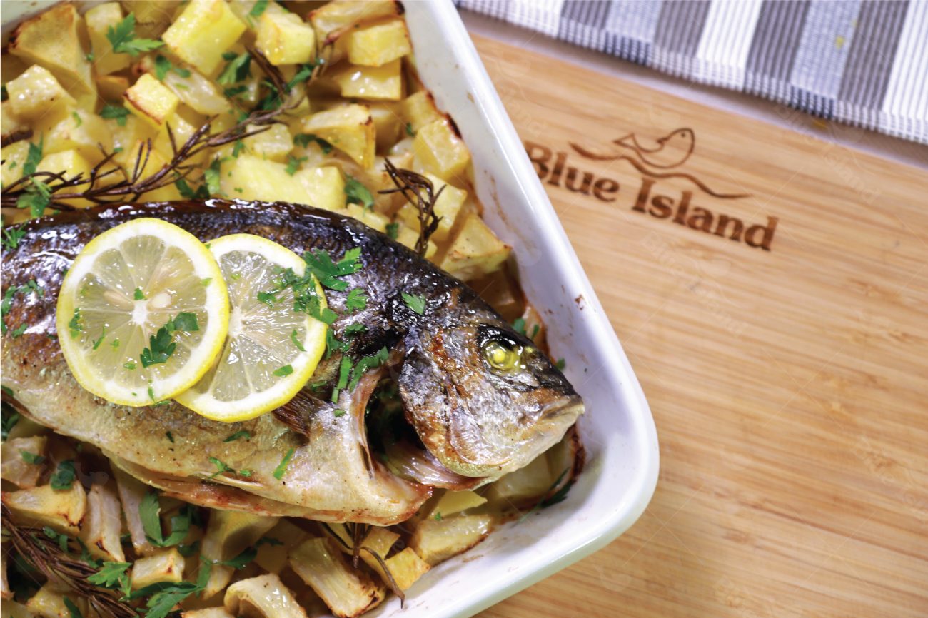 Baked Bream with Artichokes