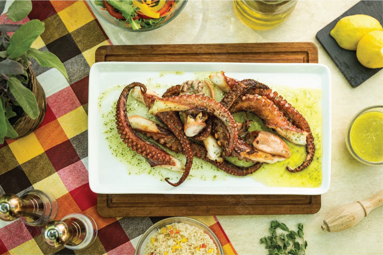 Barbecued Octopus